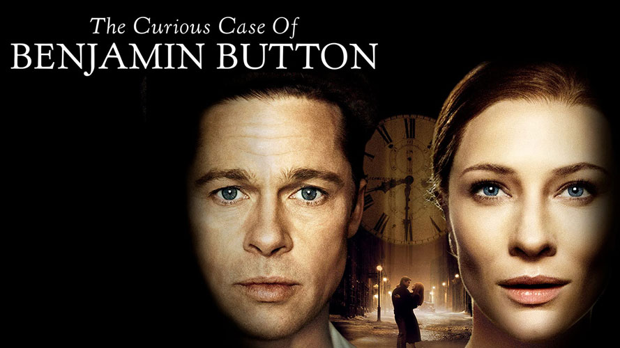 Brad Pitt and Cate Blanchett in Benjamin Button